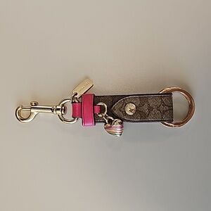 Trigger Snap Bag Charm In Signature Canvas